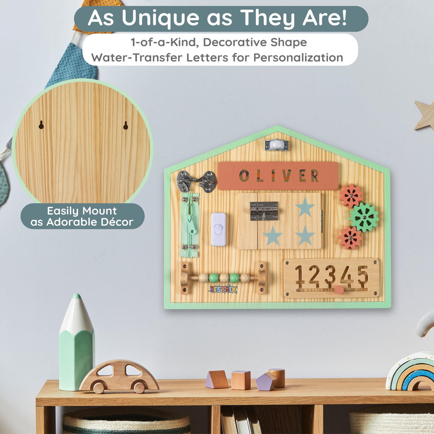 Montessori Busy Board for Toddlers